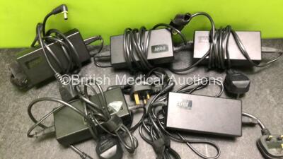 15 x Philips Respironics DreamStation AC Power Supplies (Untested) *5 in Photo - 15 in Total* - 2