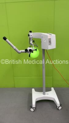 Zeiss OPMI Pico Surgical Microscope with f170 Binoculars, 2 x 10x Eyepieces, Zeiss f=250 Lens and Training Arm with Zeiss 1 x 12,5x Eyepiece on Stand (Powers Up with Good Bulb) *S/N 6627101477*