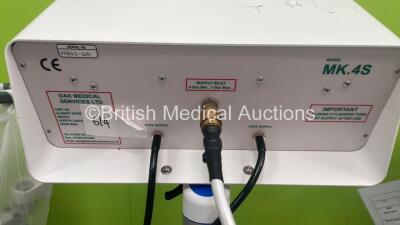 Mixed Lot Including 1 x Oak Medical MK.4S Tourniquet on Stand, 1 x Criticare Model 507E Monitor on Stand, 1 x Deltex Cardio Q ODM Monitor on Stand (All Power Up) and 1 x Philips Module Rack *31364 / M445-691 / DE12314165* - 5