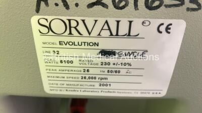 Sorvall Evolution RS Floor Standing Centrifuge (Unable to Power Test) - 5