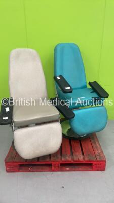 2 x Promotal Beaumont 2561 Hydraulic Chair (Tested Working)