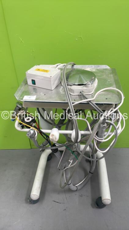 Cedar Midi Dental Delivery Unit with Hose, Footswitch and Handpieces