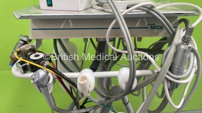 Cedar Midi Dental Delivery Unit with Hose, Footswitch and Handpieces - 2