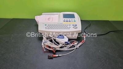 Welch Allyn CP200 ECG Machine (Powers Up) with 10 Lead ECG Lead