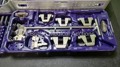 2 x DePuy LCS Mobile Bearing Knee Systems in Trays (Incomplete) - 2