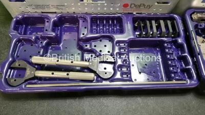 2 x DePuy LCS Mobile Bearing Knee Systems in Trays (Incomplete) - 3