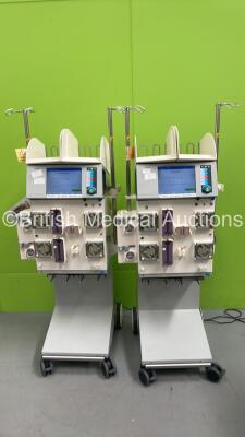 2 x Fresenius Medical Care Multifiltrate Dialysis Machines Ver. 5.2 en *Mfd 2015* (Both Power Up)