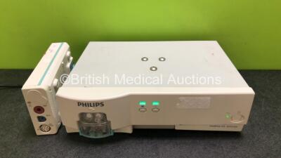 Job Lot Including 1 x Philips IntelliVue G5-M1019A Gas Module with Water Trap (Powers Up) and 1 x Philips M3001A Module Including ECG, SpO2 and NBP Options *SN DE71705655 / ASDL-0172*