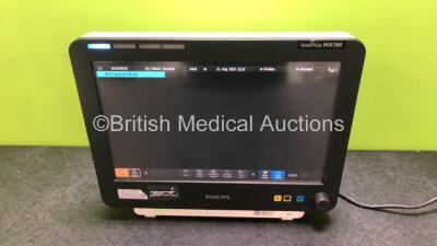 Philips IntelliVue MX700 Touch Screen Patient Monitor Software Version H.15.41 *Mfd 2012* (Powers Up) *SN DE12504126*