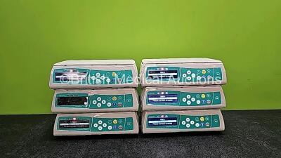 6 x B Braun Infusomat Space Infusion Pumps (All Power Up with Stock Power Supply Stock Power Supply Not Included)