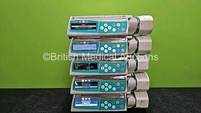 5 x B Braun Perfusor Space Syringe Pumps (All Power Up with Stock Power Stock Power Not Included)