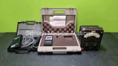 Mixed Lot Including 1 x Waldmann UV-Meter in Carry Case, 1 x Medtronic Dual Screen 3628 Screener Kit and 1 x Universal Model 8 MK3 Avometer