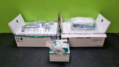 B.Braun Infusomat Space Infusion Pump with 1 x Pole Clamp and 1 x Power Supply * Complete Set * * Mfd 2019 * (Brand New In Box) (Brand New In Box)