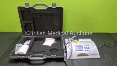 Vitalograph Model 6000 Alpha Spirometer (Powers Up) In Case *SN AL24012*