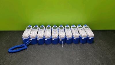 52 x Covidien Genius 3 Thermometers with Base Units (10 x Only In Photo)