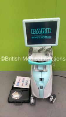 Bard Encor Enspire Biopsy System with Driver, Handpiece and Footswitch (Powers Up with Some Casing Damage - See Photo)