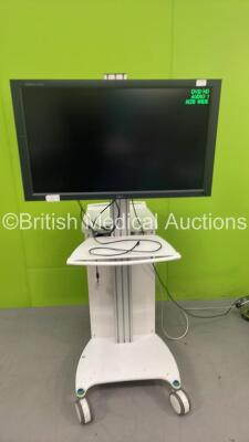 Parity Medical Mobile Workstation with NEC LCD 4010 Monitor (Powers Up)