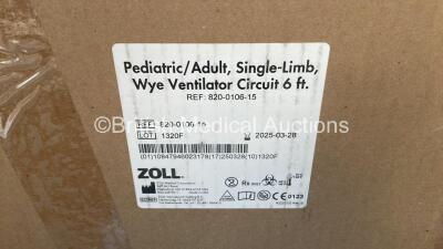 15 x Zoll Wye Ref 820-0106-00 Ventilator Breathing Circuits *Expire 03/2025* (All Unused) *Stock Photo* - 2