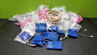 Job Lot Including 1 x Spacelabs 10 Lead ECG Lead, Spacelabs BP Cuffs and Intersurgical Breathing Masks