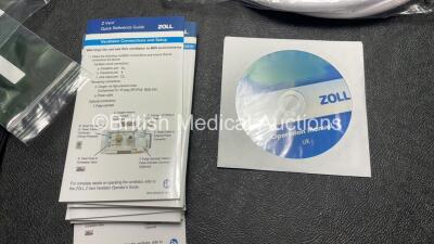 Zoll Z-Vent 731 Series Ventilator *Mfd 2019* Hours of Operation - 6 Minutes, EMV Version 05.22.00, SPM Version 05.20.00 (Powers Up - Like New) In Case with 1 x AC Power Supply, 1 x DC Power Supply, 1 x Hose and 1 x Ref 499-0027-01 Kit Including Breathing - 10