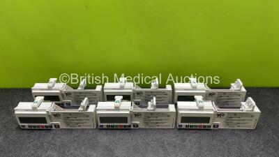 6 x CME Medical T34 Ambulatory Syringe Pumps (All Power Up with Stock Batteries, Batteries Not Included)