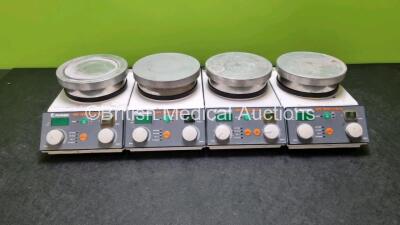 Job Lot of Heidolph Magnetic Stirrers Including 3 x MR3004 Safety and 1 x MR3003 Control