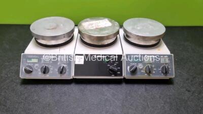 Job Lot of Heidolph Magnetic Stirrers Including 2 x MR3003 and 1 x MR3000