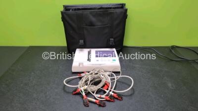 Fukuda Denshi CardiMax FX-8222 ECG Machine (Powers Up) In Carry Case with 1 x 10 Lead ECG *SN 50000542*