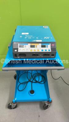 Covidien Force FX 8C Electrosurgical / Diathermy Generator on Trolley with Footswitch (Powers Up) *SN F3H28446A*