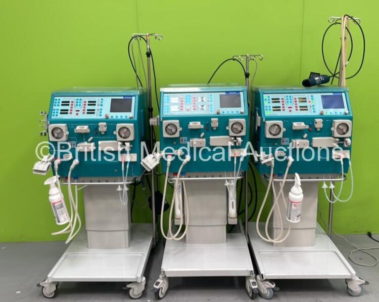 3 x Gambro AK 200 Ultra S Dialysis Machines Software Versions v11.11 (All Power Up)