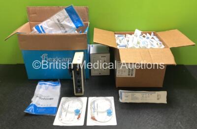 Mixed Lot Including 1 x Pneupac alarmPAC Unit and Various Medical Consumables *Some in Date, Some Expired*