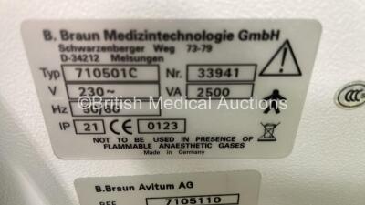 2 x B-Braun Dialog+ Dialysis Machines Software Version 9.1B / 8.2A - Running Hours 8204 / 11192 (Both Power Up) - 5