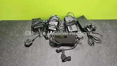 52 x Philips Respironics DreamStation AC Power Supplies (Untested) *5 in Photo - 52 in Total* - 2