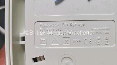 Job Lot Including 3 x Propulse Ear Irrigation Units (1 x with Foot switch, Damaged Handpiece - See Photo, 1 x Missing Container and 3 x Missing Covers), 1 x ProPulse II Ear Irrigation Unit with Missing Cover and 3 x ProPulse II Foot Switches *SN* - 12