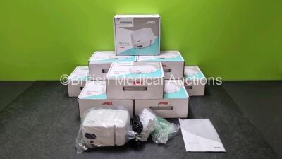 9 x Apex Mini Plus Compressor Nebulizers in Boxes