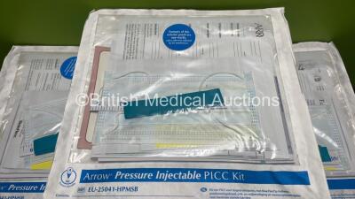 5 x Arrow Pressure Injectable PICC Kits *Expired 2020* - 3