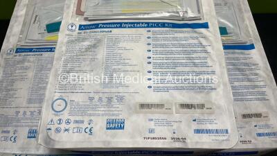 5 x Arrow Pressure Injectable PICC Kits *Expired 2020* - 4