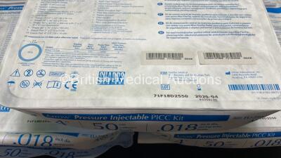 5 x Arrow Pressure Injectable PICC Kits *Expired 2020* - 5