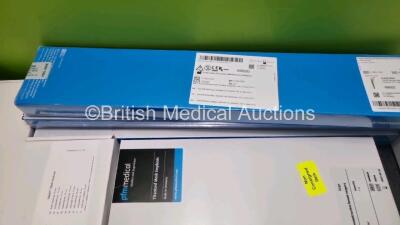 Job Lot Including 1 x Synthes Ref 04.003545S Links, 4 x Safe Air Blade Electrodes, 3 x Zimmer Ref 01.06010.003, 1 x Smith and Nephew SpeedScrew, 2 x Biomet Drill Bits and 2 x PFM Medical TiLOOP Bras - 4