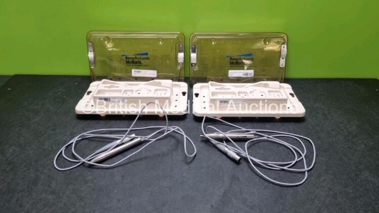 2 x Bausch & Lomb BL3170 Phaco Stellaris Handpieces