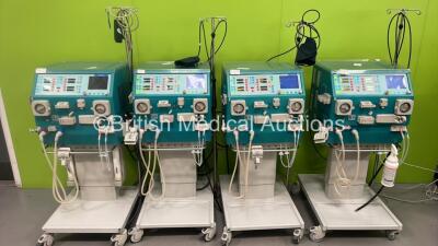 4 x Gambro AK200 Ultra S Dialysis Machines - Software Version 11.11 (All Power Up - 1 x with Alarm)