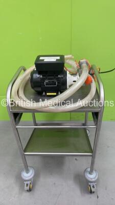 AEG Water Pump on Stainless Steel Trolley (Powers Up)