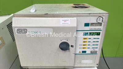 Eschmann SES 2000 Autoclave (Powers Up - Missing Cap / Rust Spot - See Pictures)