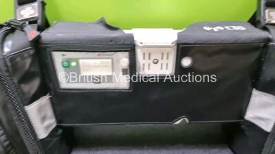 GS Corpuls3 Slim Defibrillator Ref : 04301 (Powers Up) with Corpuls Patient Box Ref : 04200 (Powers Up) with Pacer, Oximetry, ECG-D, ECG-M, CO2, CPR, NIBP and Printer Options, 4 and 6 Lead ECG Leads, SPO2 Finger Sensor with Cable, Hose, Paddle Lead, CO2 C - 8