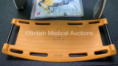Physio Control Lucas 3 Type 100921-01 Chest Compression System *Mfd 2017* (Powers Up) with 1 x Back Plate and 1 x Manual in Case *SN 35173274* - 4