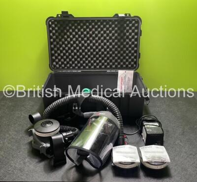 Scott Force 10 Typhoon Respiratory Mask with Charger and Accessories in Carry Case