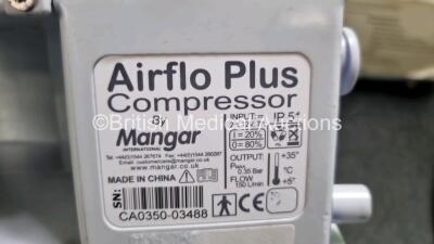 Job Lot Including 3 x Mangar Airflo Plus Compressors, 2 x Mangar ELK Emergency Lifting Cushions (Both Missing Support Bars) 3 x Controllers - 5