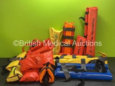 Mixed Lot Including Leg Splints, Head Straps and Belts / Straps