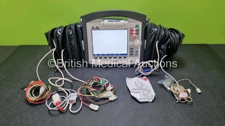 GS Corpuls3 Slim Defibrillator Ref : 04301 (Powers Up) with Corpuls Patient Box Ref : 04200 (Powers Up (Powers Up with Stock Battery Stock Battery Not Included)) with Pacer, Oximetry, ECG-D, ECG-M, CO2, CPR, NIBP and Printer Options, 4 and 6 Lead ECG Lead