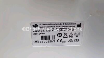 GS Corpuls3 Slim Defibrillator Ref : 04301 (Powers Up) with Corpuls Patient Box Ref : 04200 (Powers Up) with Pacer, Oximetry, ECG-D, ECG-M, CO2, CPR, NIBP and Printer Options, 4 and 6 Lead ECG Leads, SPO2 Finger Sensor with Cable, Hose, Paddle Lead, CO2 C - 10